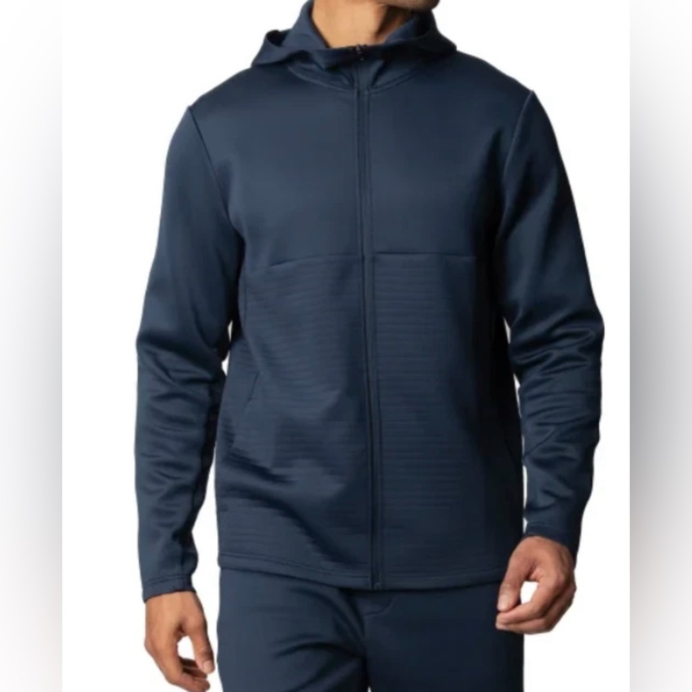 NEW Spyder Active Men's Large Blue Full Zip Hoodie